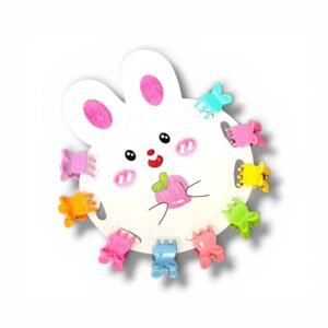 Colorful Mini Hair Claw Clip Combo Set for Girls – Cute Baby Hair Accessories