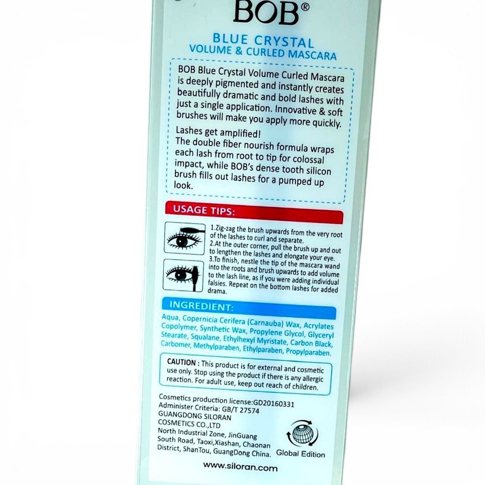 BOB Blue Crystal Volume & Curled Mascara - Image 2